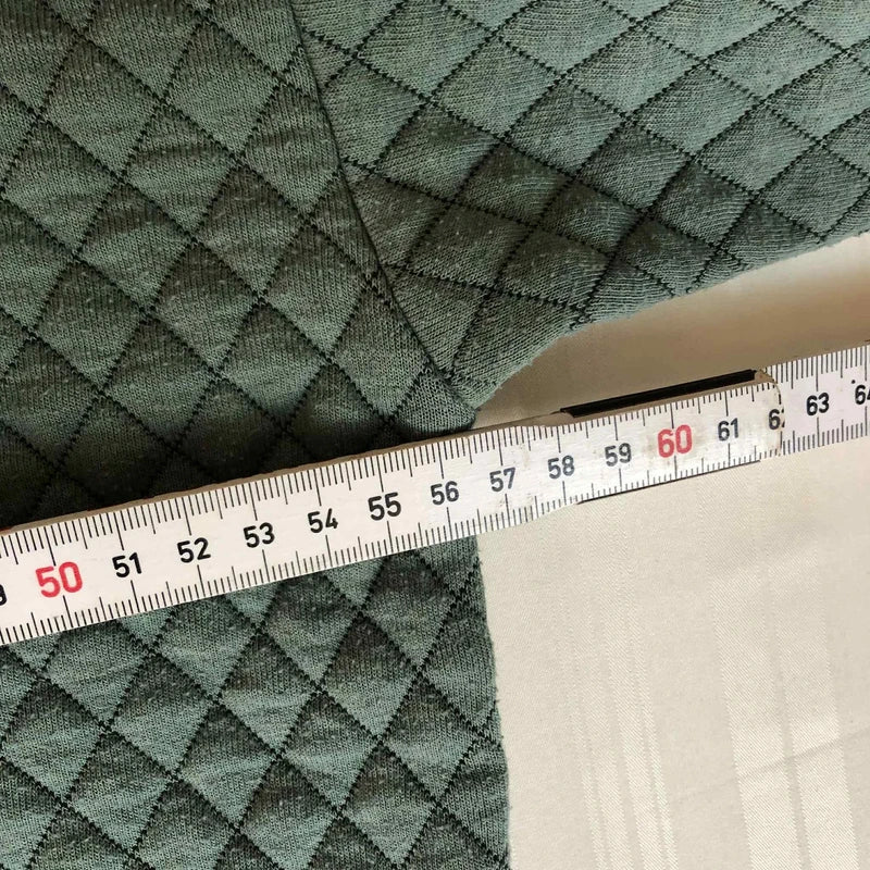 Crewneck barbati  Verde Textură Quilted Vintage Streetwear