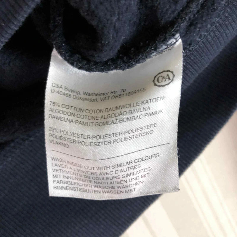 Pulover bărbați Angelo Litrico crewneck bleumarin – streetwear vintage y2k