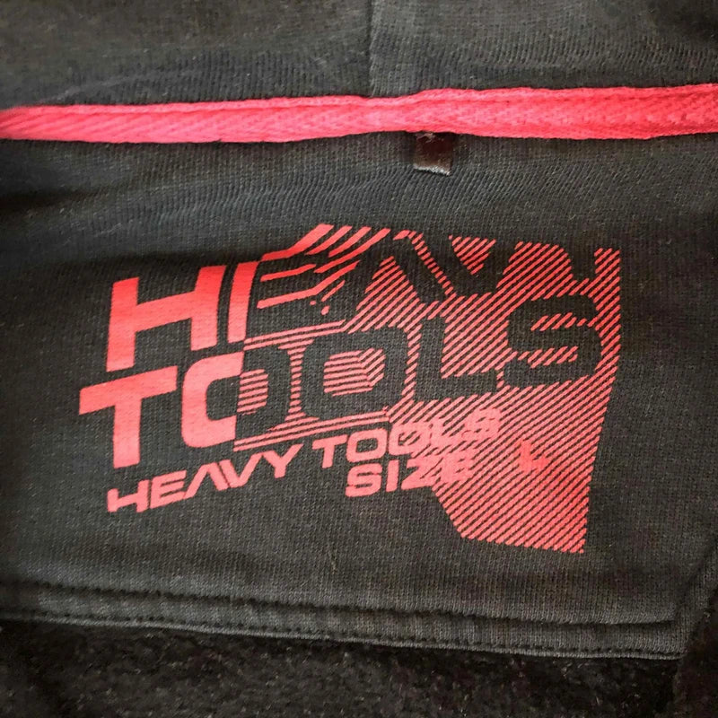Hanorac B Heavy Tools negru dungă albă cu fermoar M