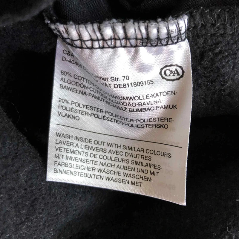 Crewneck B  C&A gri melanj guler înalt L