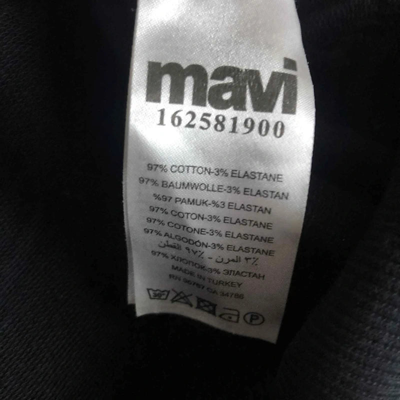 Hanorac Mavi negru cu paiete diagonale – glam streetwear statement L