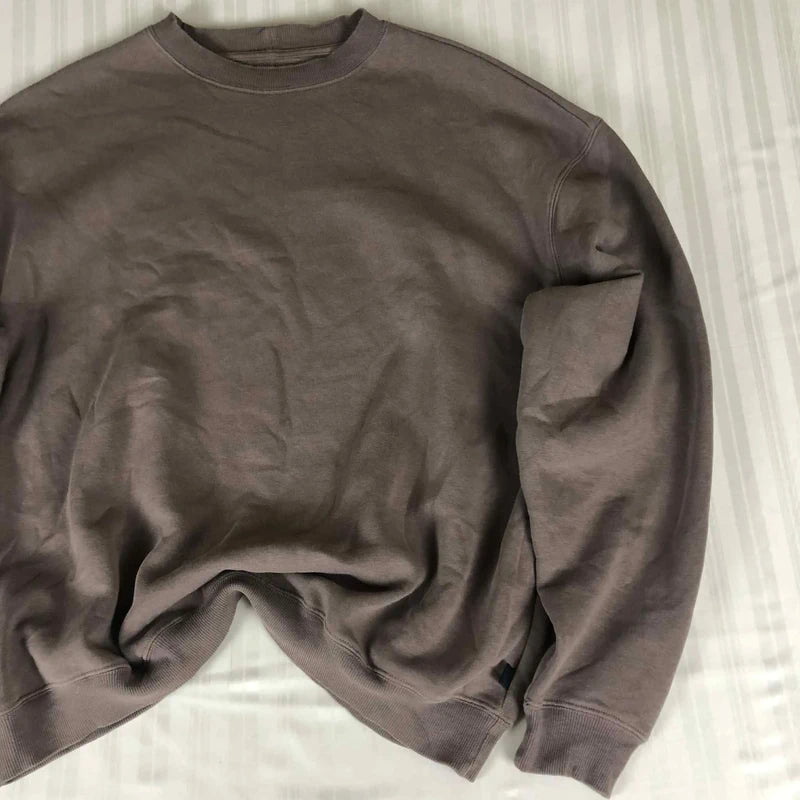 Crewneck B HIT maro-taupe oversized baggy – minimalist streetwear S-M