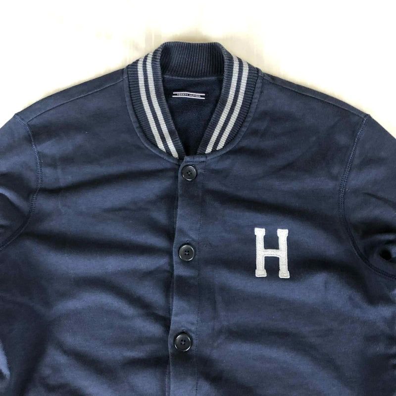 Jachetă B Tommy Hilfiger varsity bleumarin vintage Y2K / college preppy