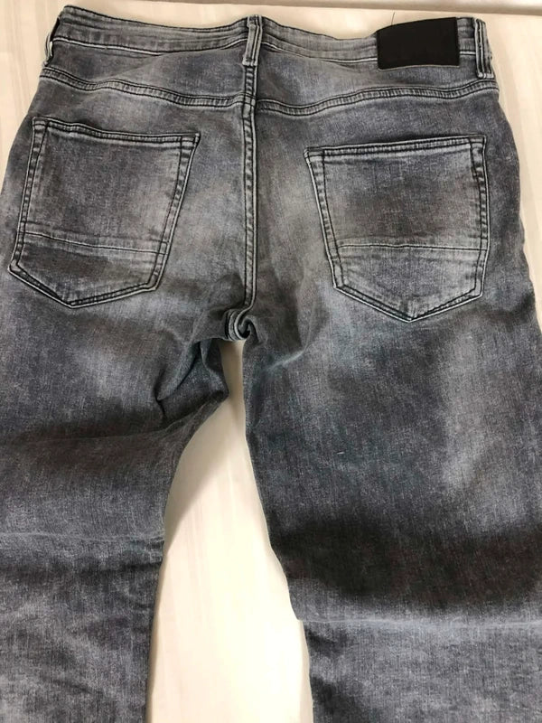 Blugi W33/ L34  regular slim fit  gri washed