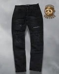 Jeans negri ripped Explicit  W32 Slim Fit