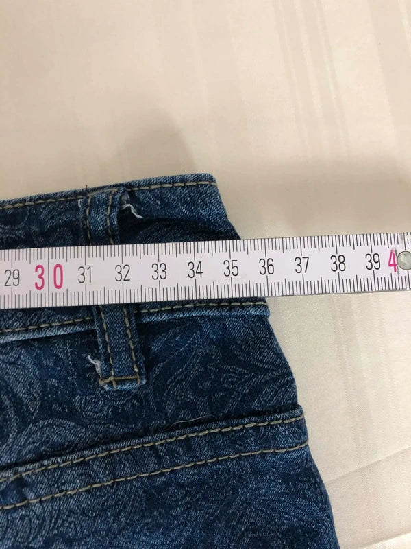 Blugi Y2K Printed Low waist  S