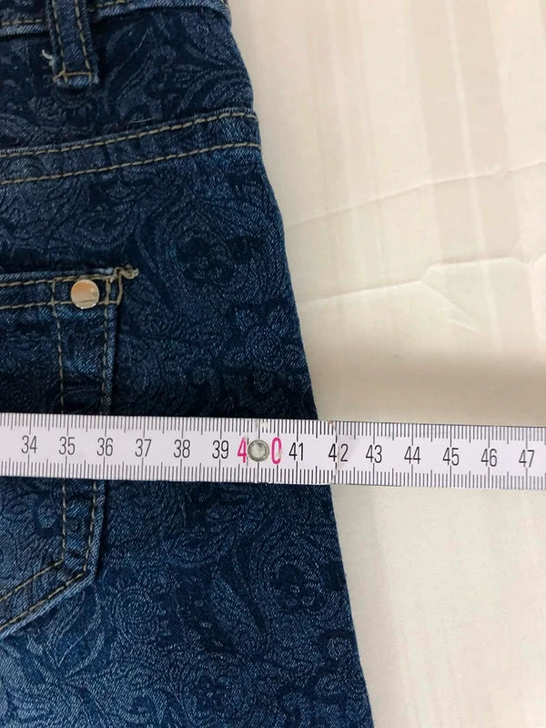 Blugi Y2K Printed Low waist  S