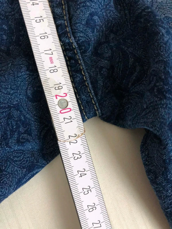 Blugi Y2K Printed Low waist  S