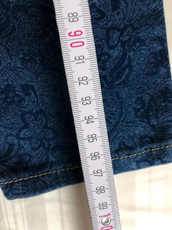 Blugi Y2K Printed Low waist  S