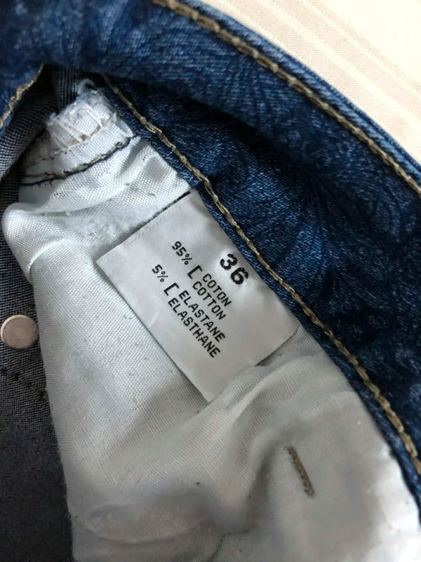 Blugi Y2K Printed Low waist  S