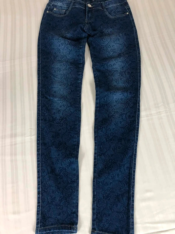 Blugi Y2K Printed Low waist  S