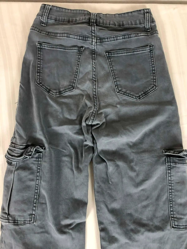 Blugi Cargo Baggy-bootuct XS