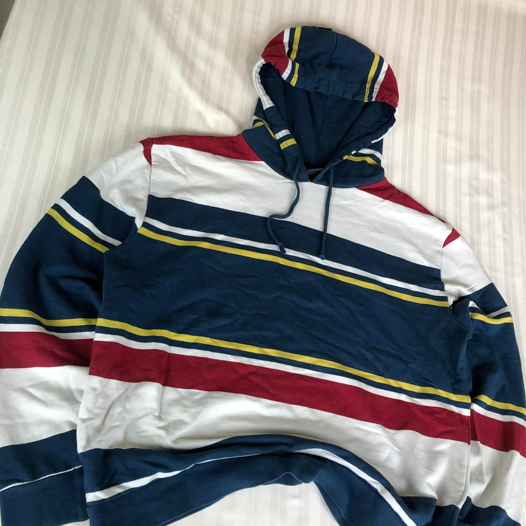 Hanorac B Scout Nautical Stripes Navy - Preppy Colorblock L