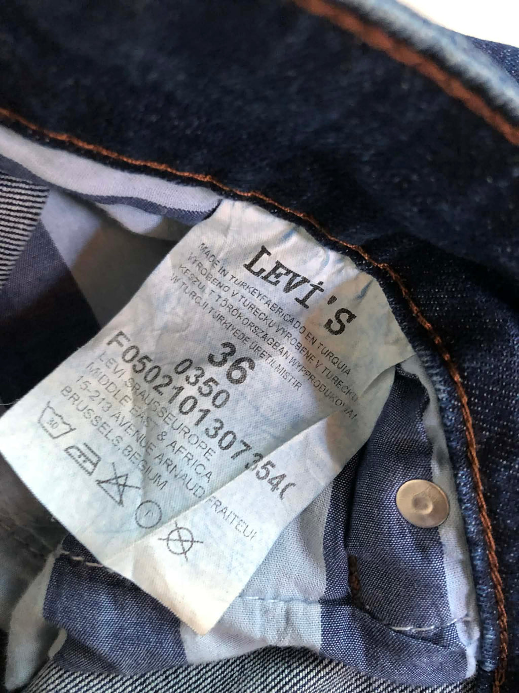 Blugi Levis 501 W36  Straight Fit