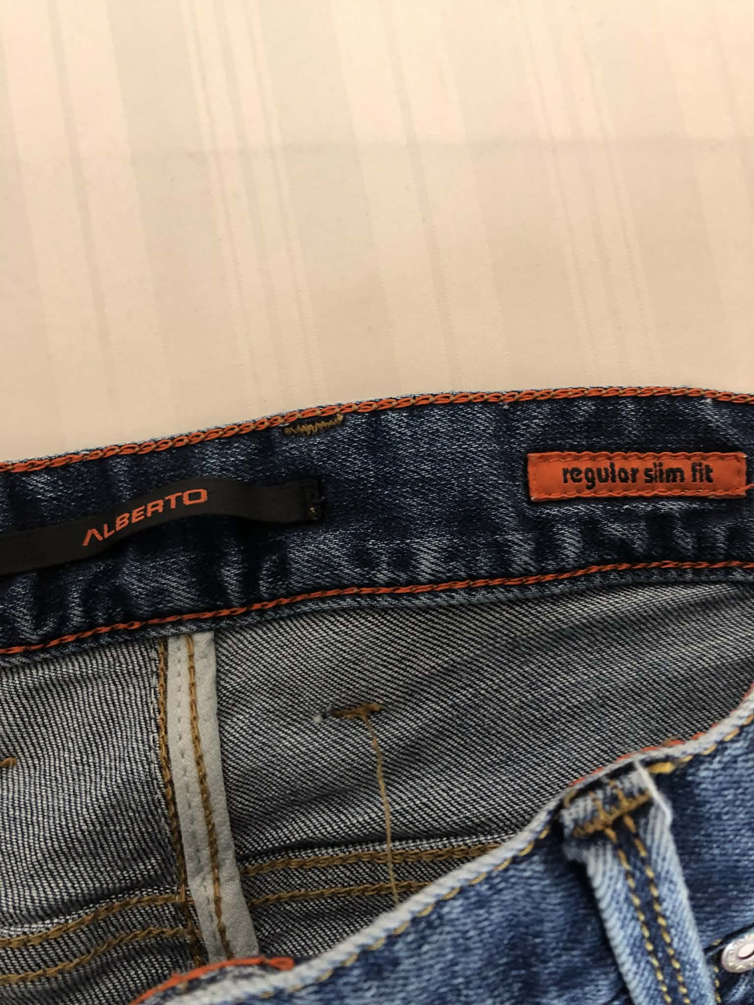 Blugi Regular Slim Fit Alberto HandMade crafted  W35