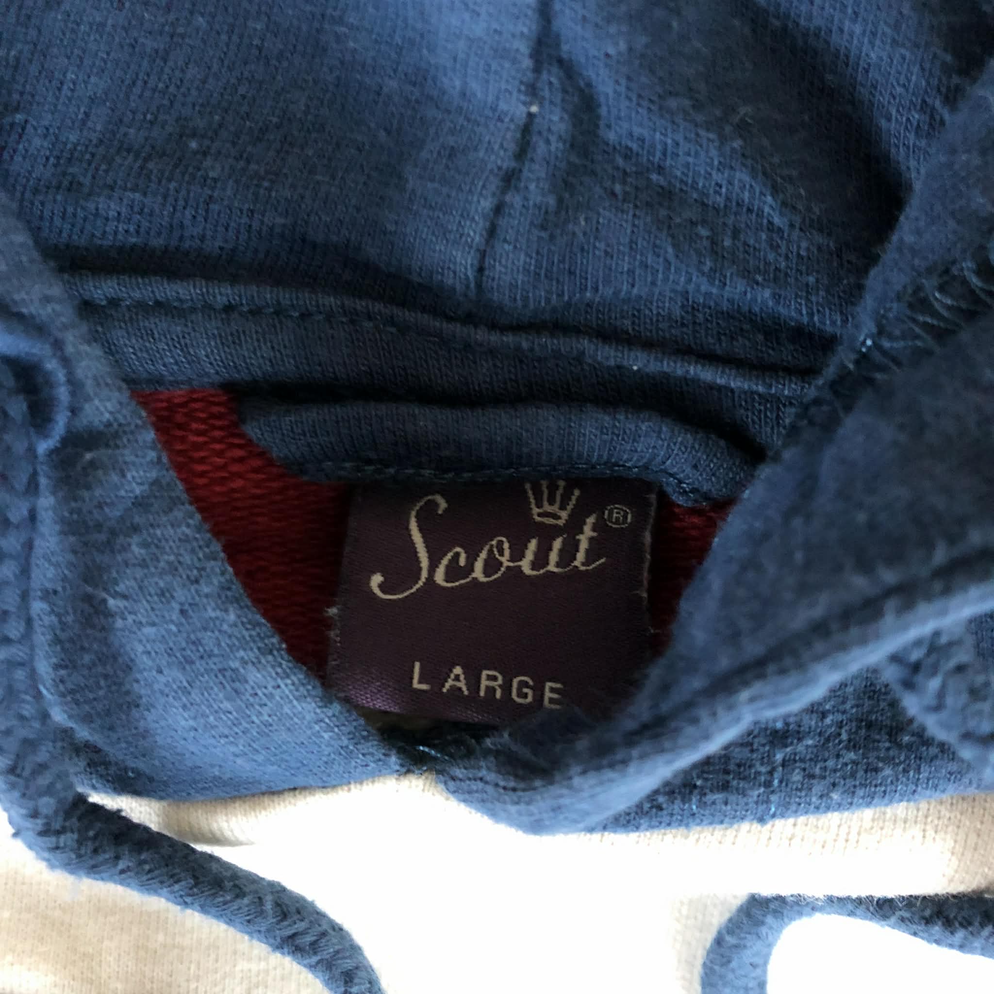 Hanorac B Scout Nautical Stripes Navy - Preppy Colorblock L