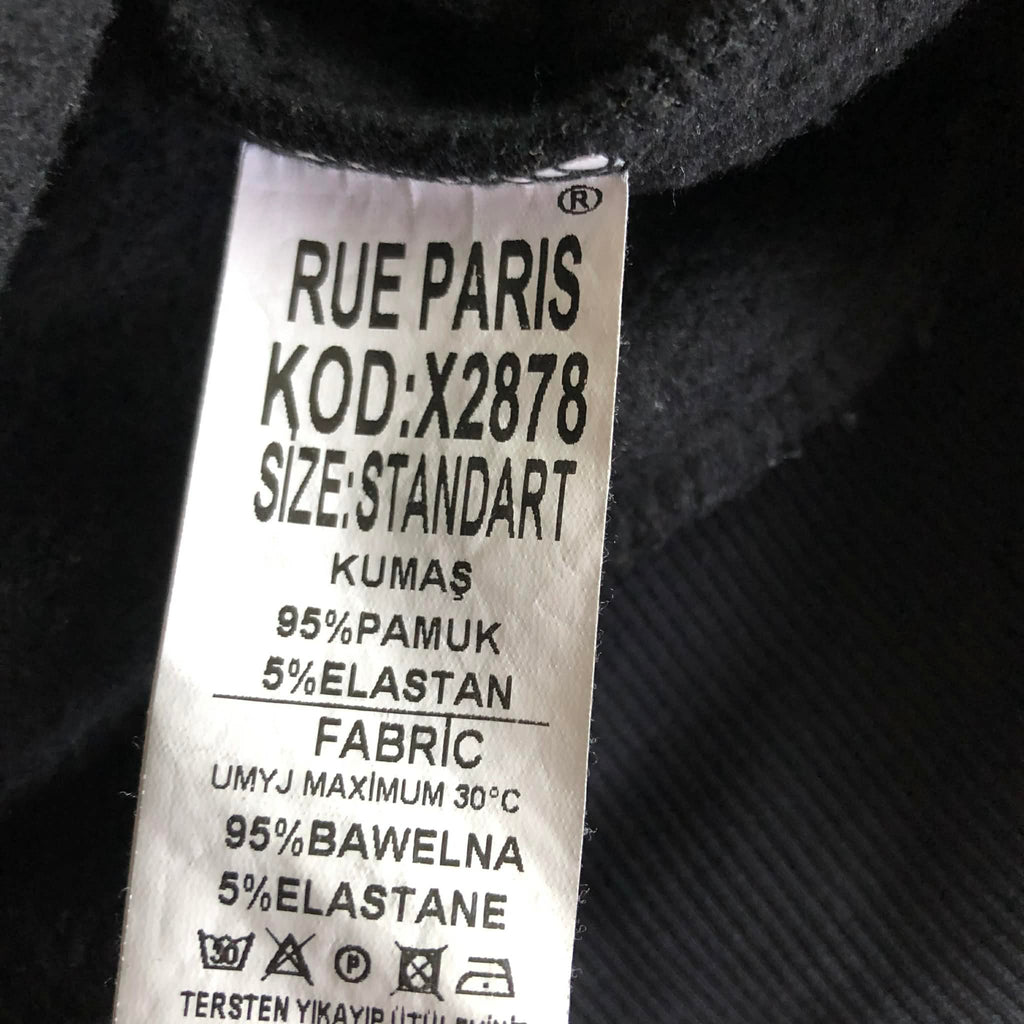 Hanorac B Rue Paris Black Oversized - Cargo Pockets