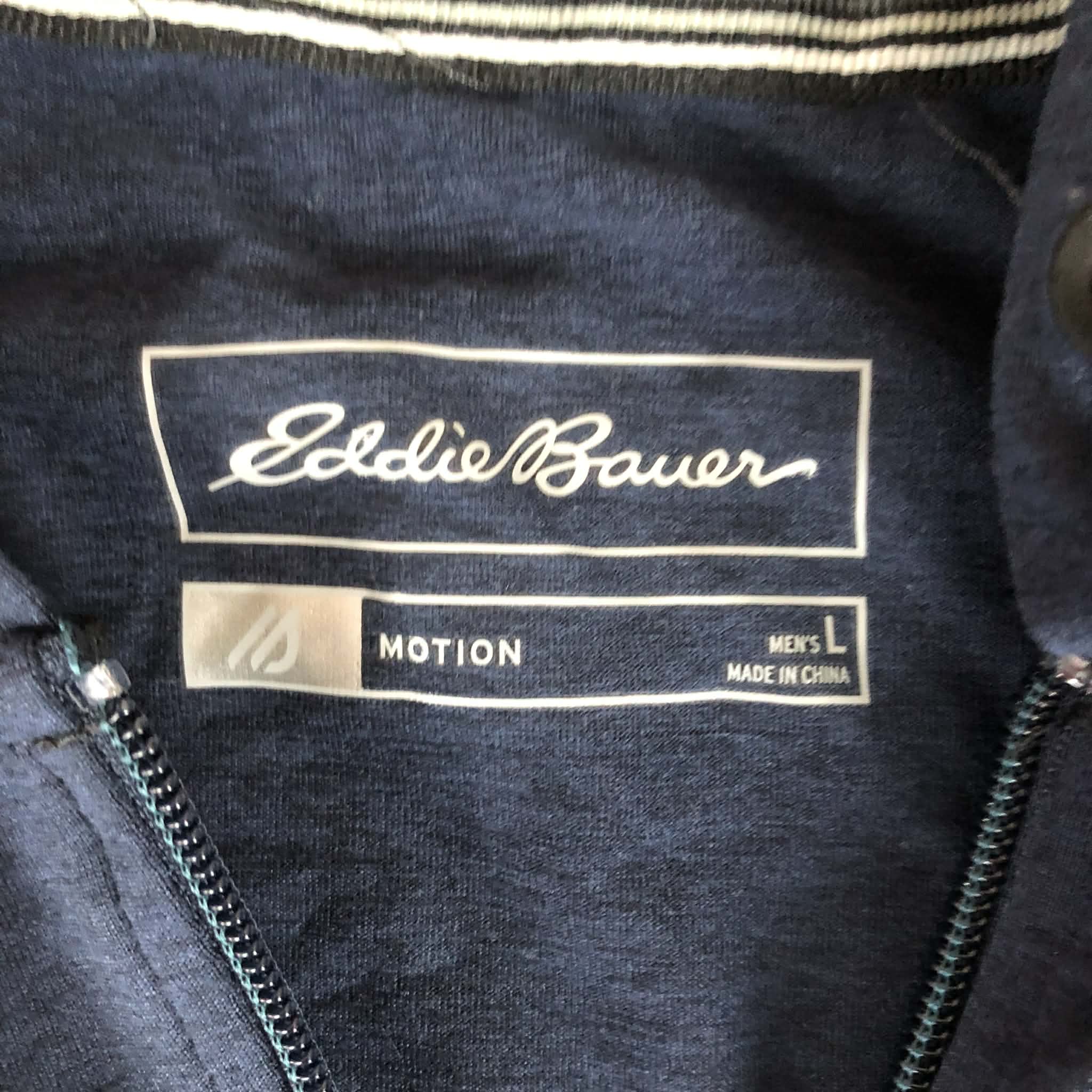 Hanorac B Eddie Bauer Bleumarin - Full Zip Outdoor Premium