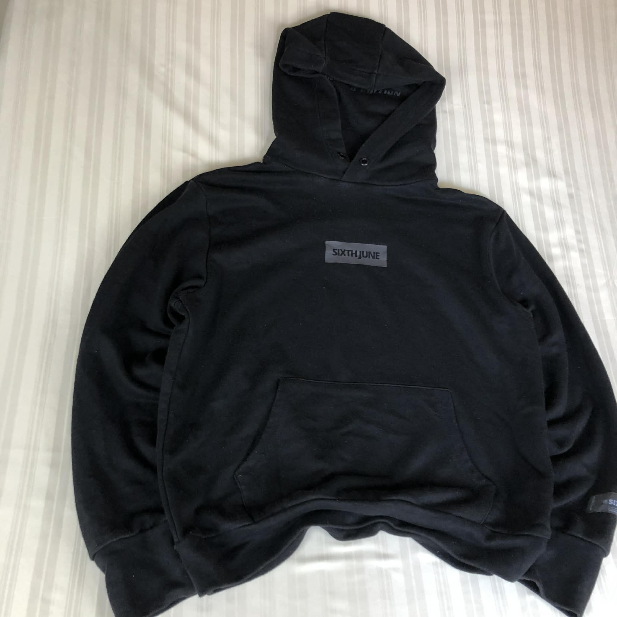 Hanorac barbati Negru Sixth June - Streetwear Minimalist