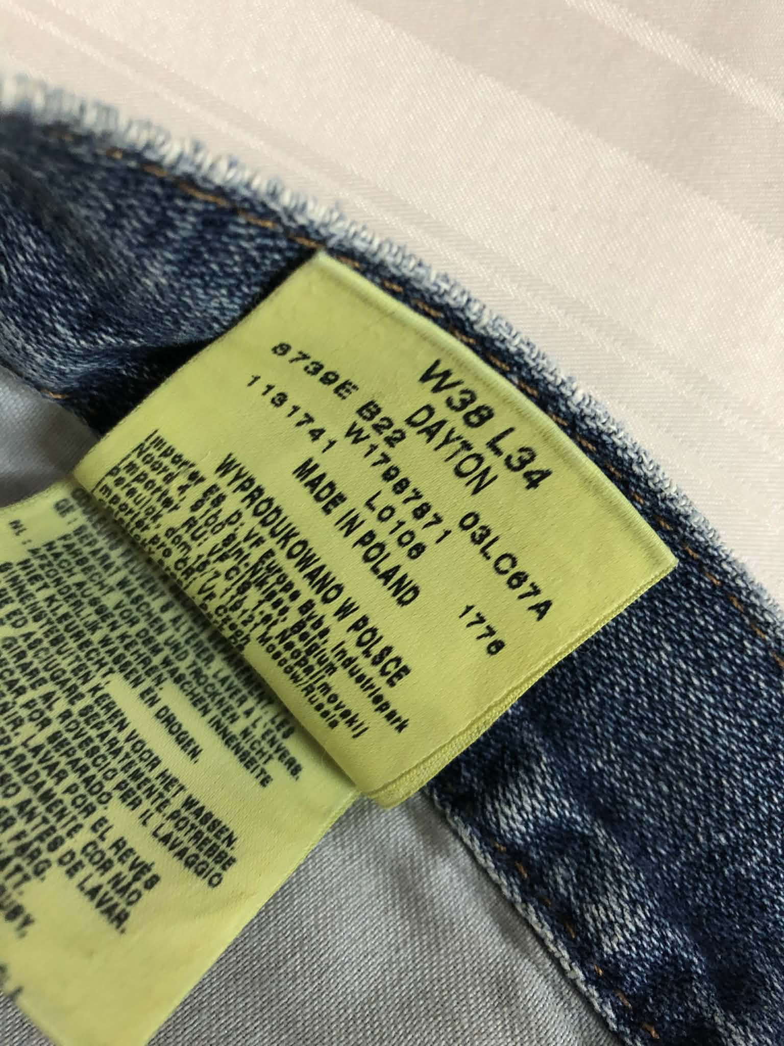 Blugi Wrangler Dayton W38   Straight fit