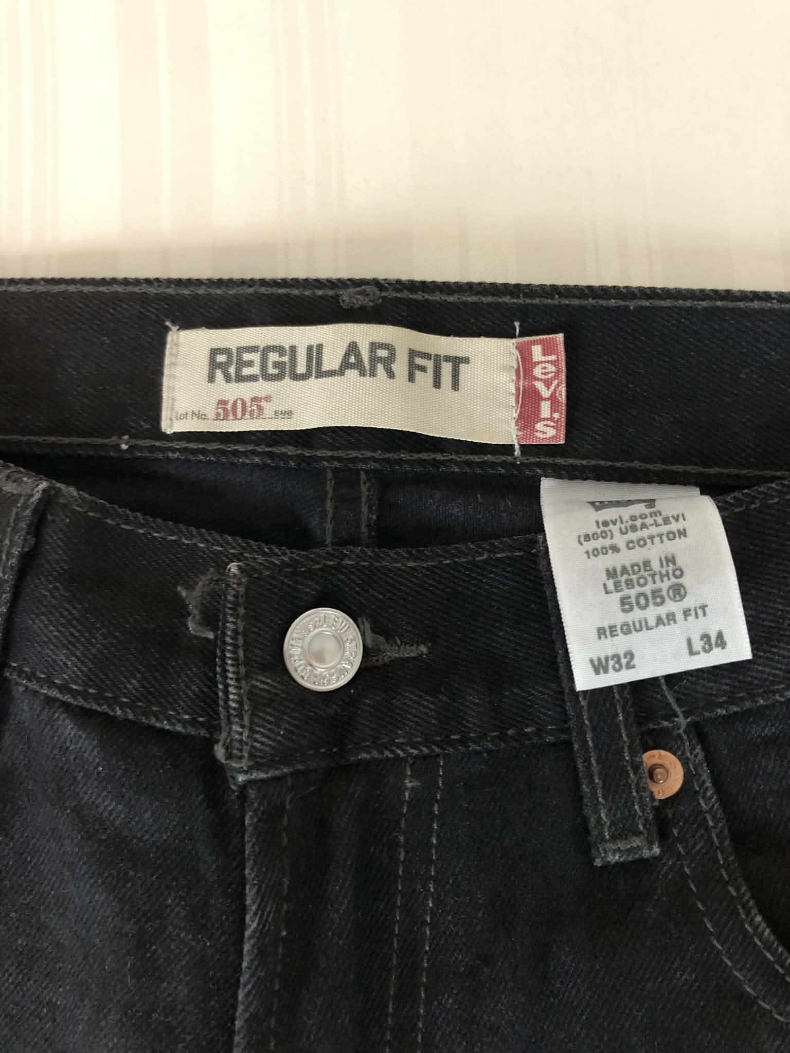 Blugi Levis 505 W32  Straight-baggy fit