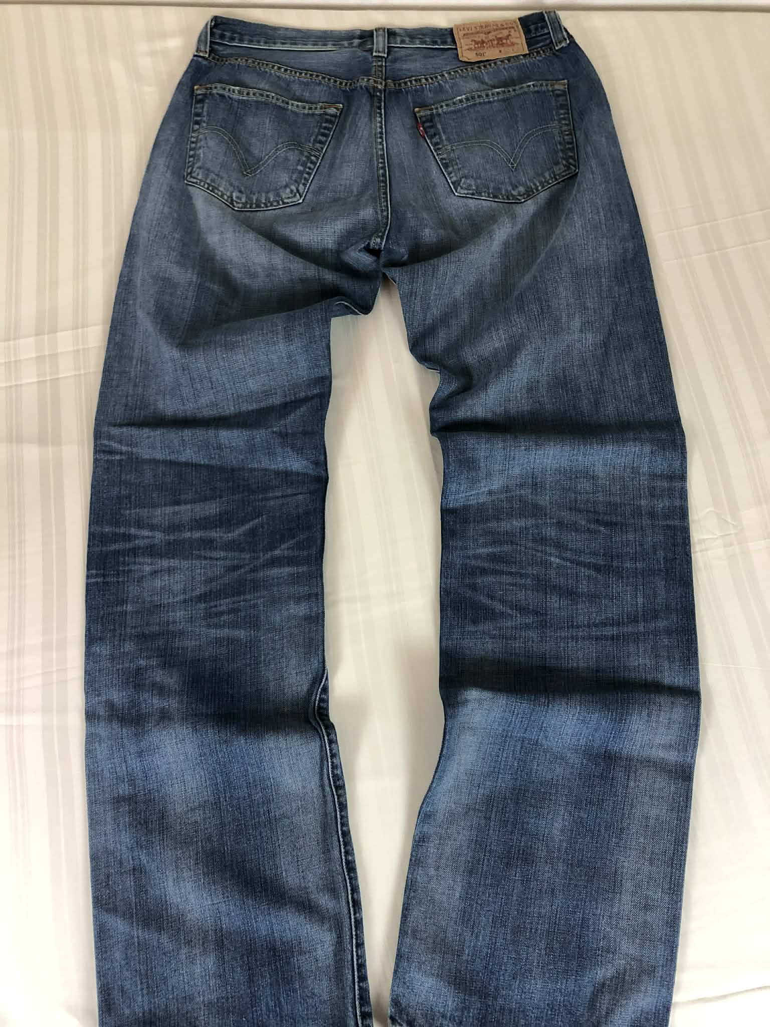 Blugi Levis 501 W32 Button fly   Straight-baggy