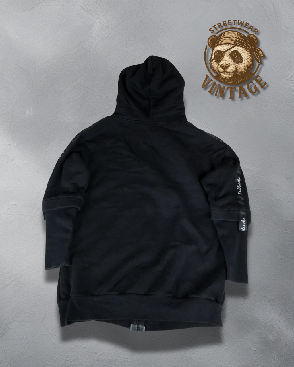 Hanorac B Rue Paris Black Oversized - Cargo Pockets