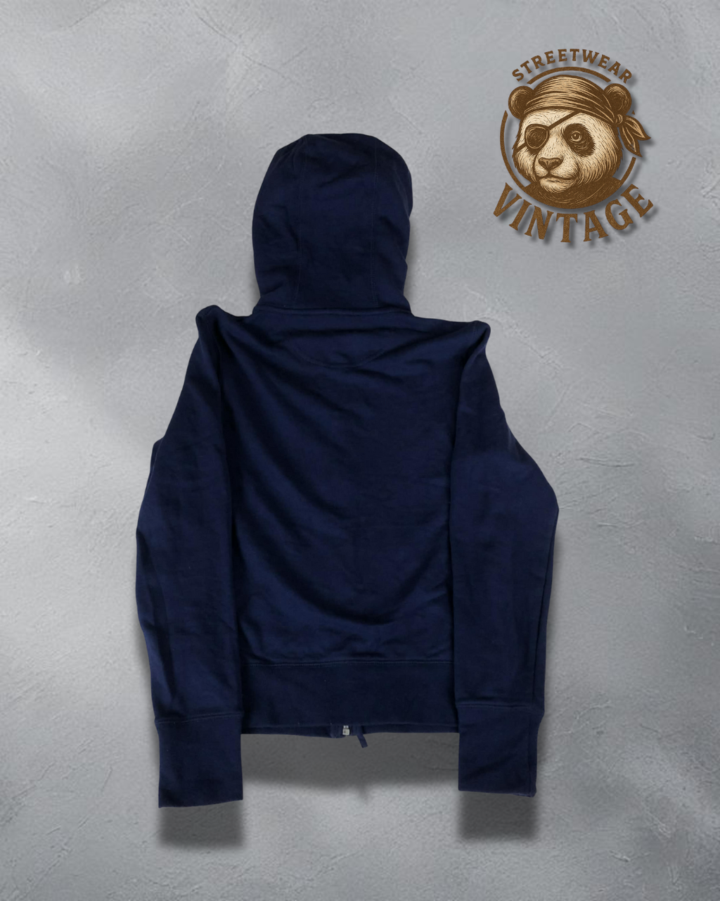 Hanorac F Russell Athletic Cropped Navy - EST 1902 USA S