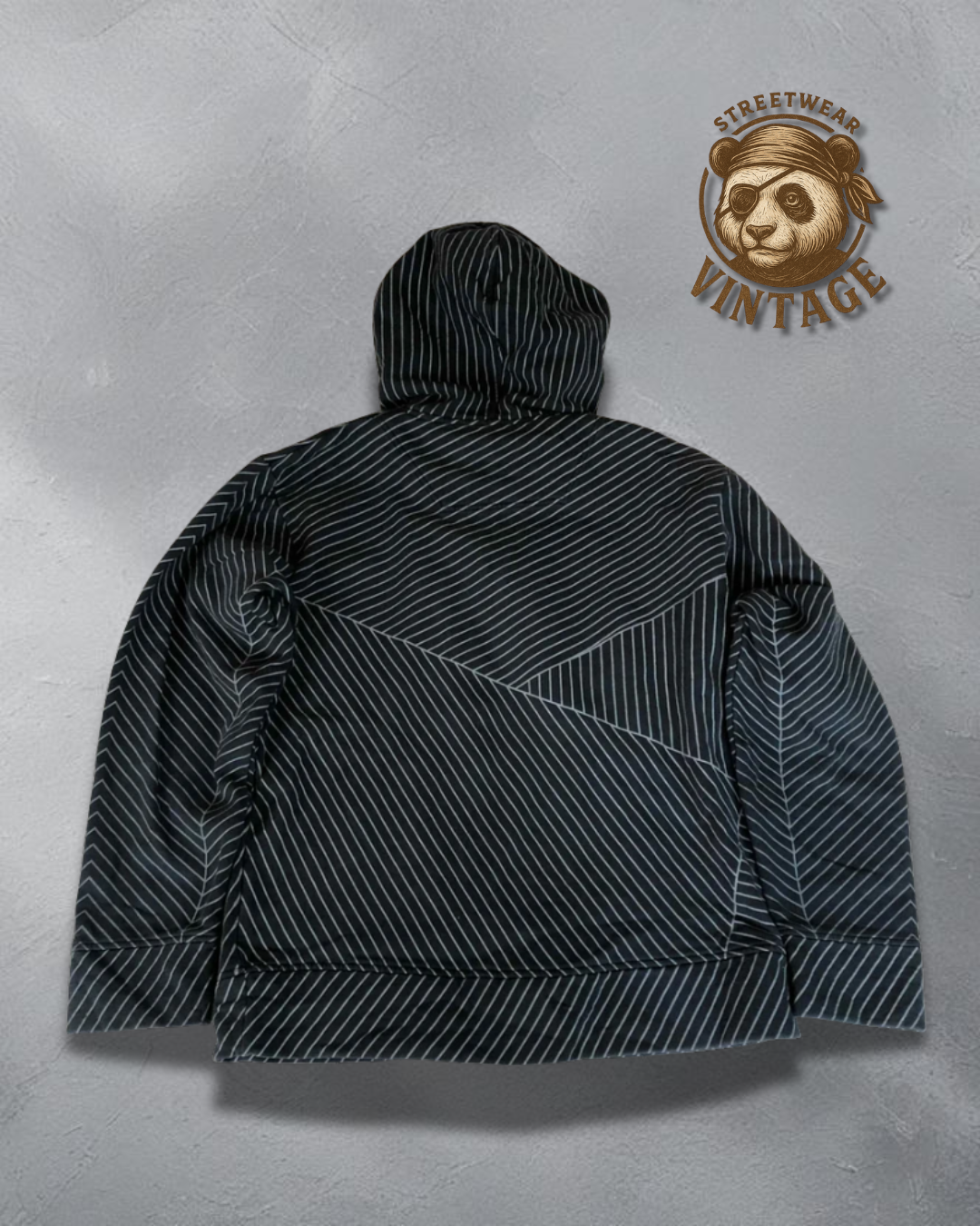 Hanorac B Heavy Tools negru dungă albă cu fermoar M