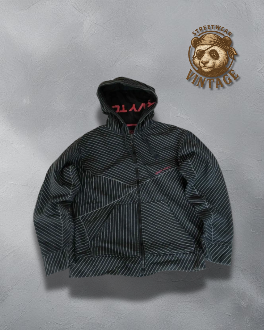 Hanorac B Heavy Tools negru dungă albă cu fermoar M