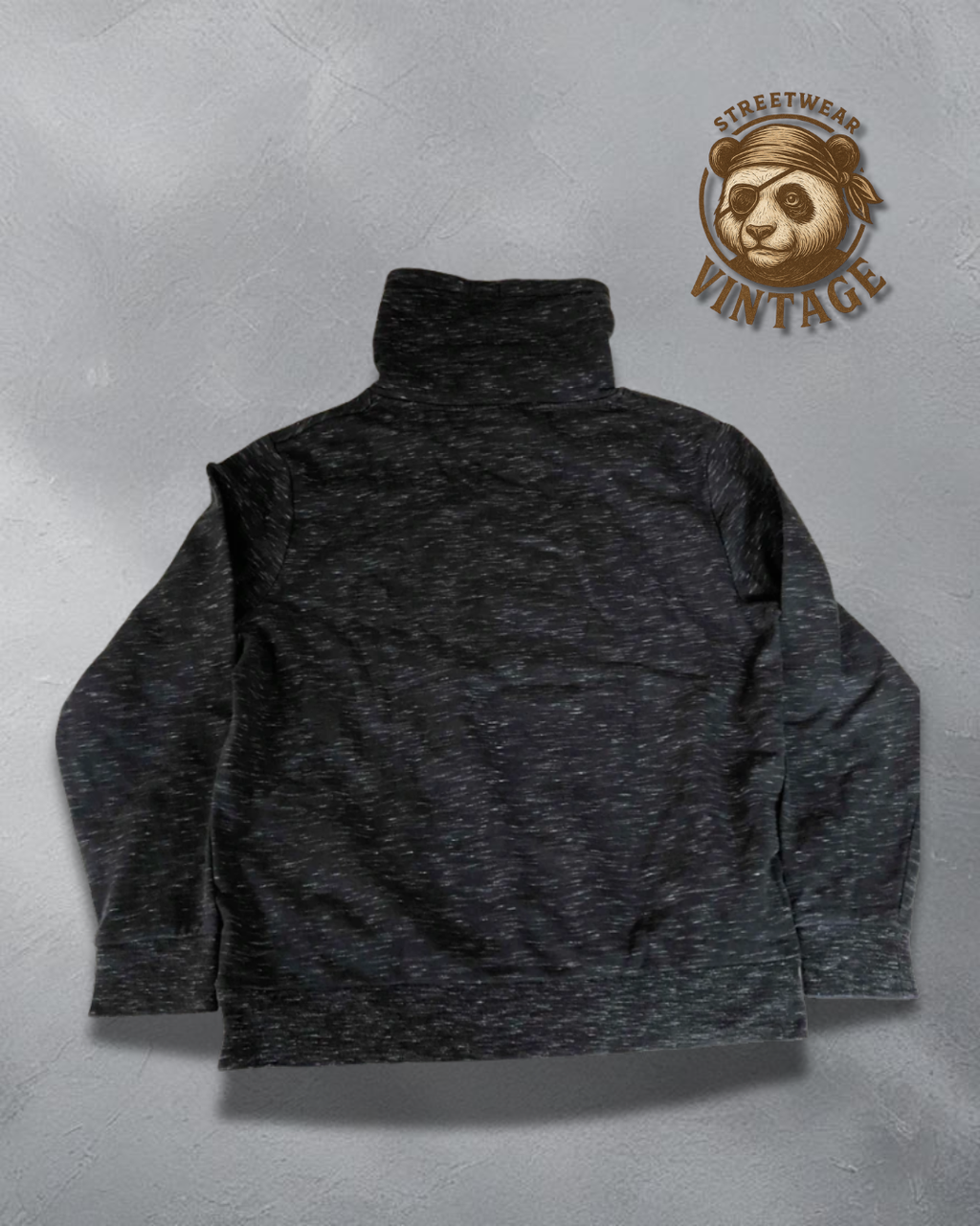 Crewneck B  C&A gri melanj guler înalt L