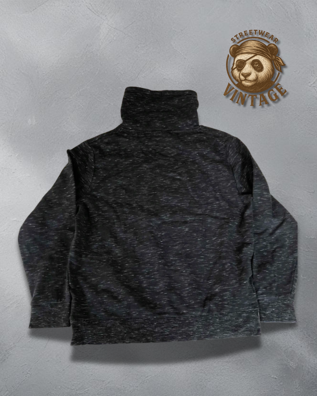 Crewneck B  C&A gri melanj guler înalt L